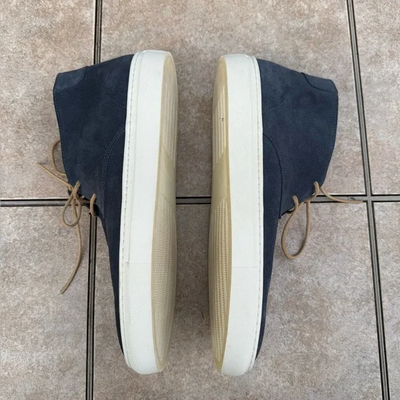 Sid Mashburn Men's Navy Suede Chukka Boots